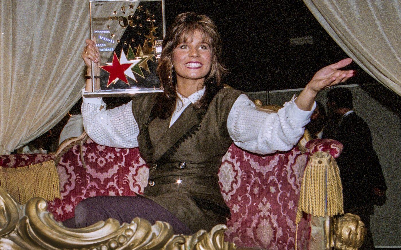 1991 - Carola med "Fångad av en stormvind"