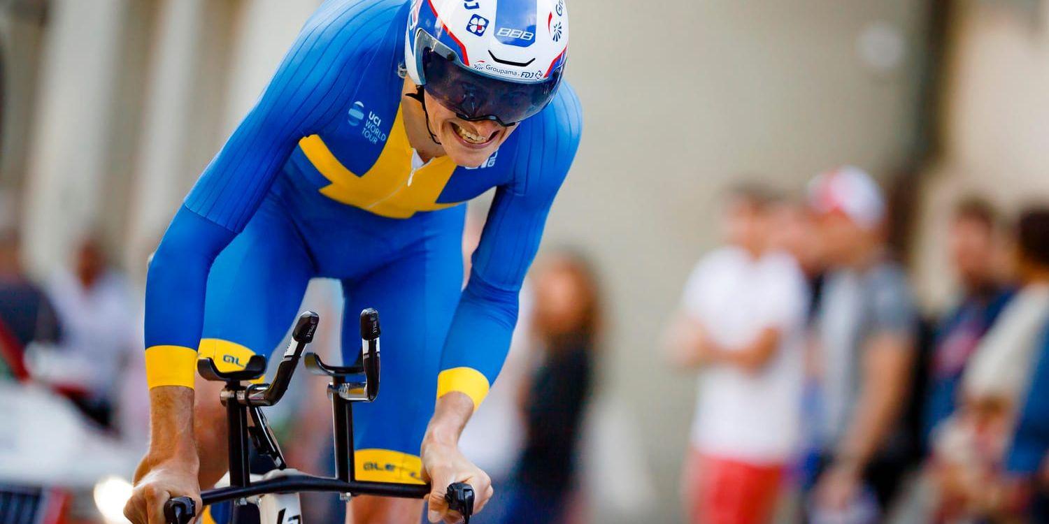 Tobias Ludvigsson blir första svensken sedan 2013 att köra Tour de France. Arkivbild.
