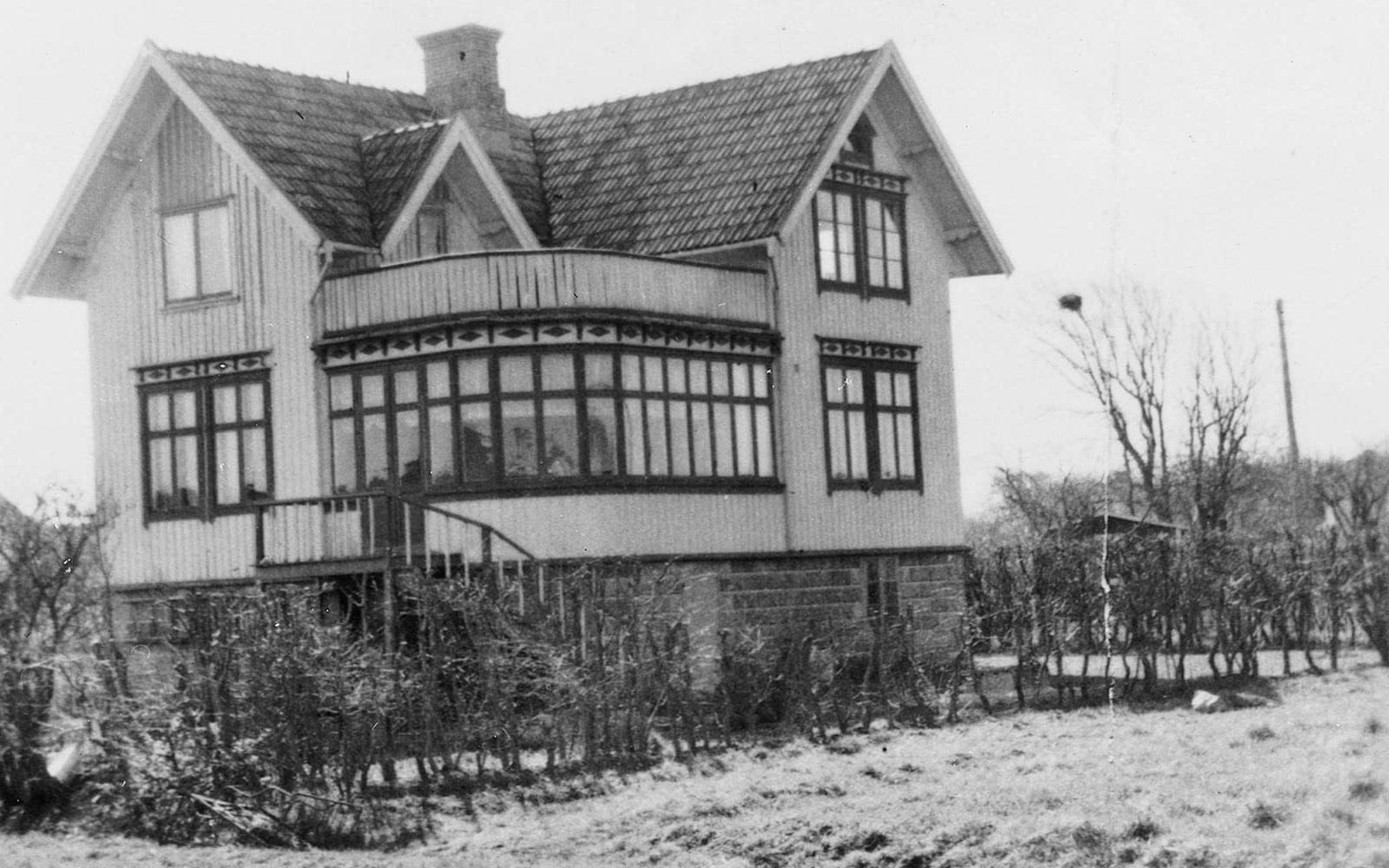 Så här såg huset på Björkö ut när det byggdes 1918. Foto: Privat