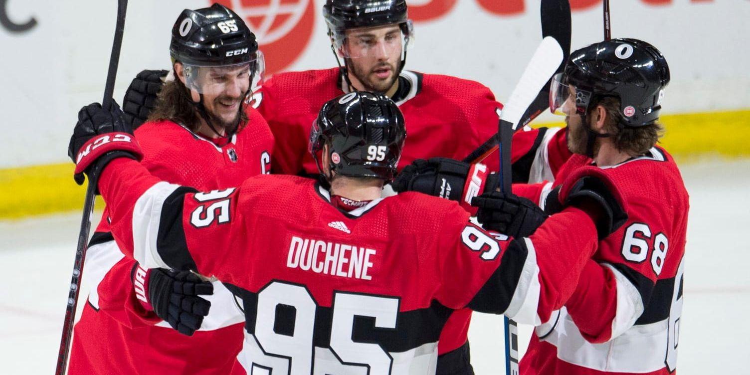 Ottawas Erik Karlsson blev matchhjälte när laget besegrade Anaheim med 2–1 i NHL-ishockeyn.