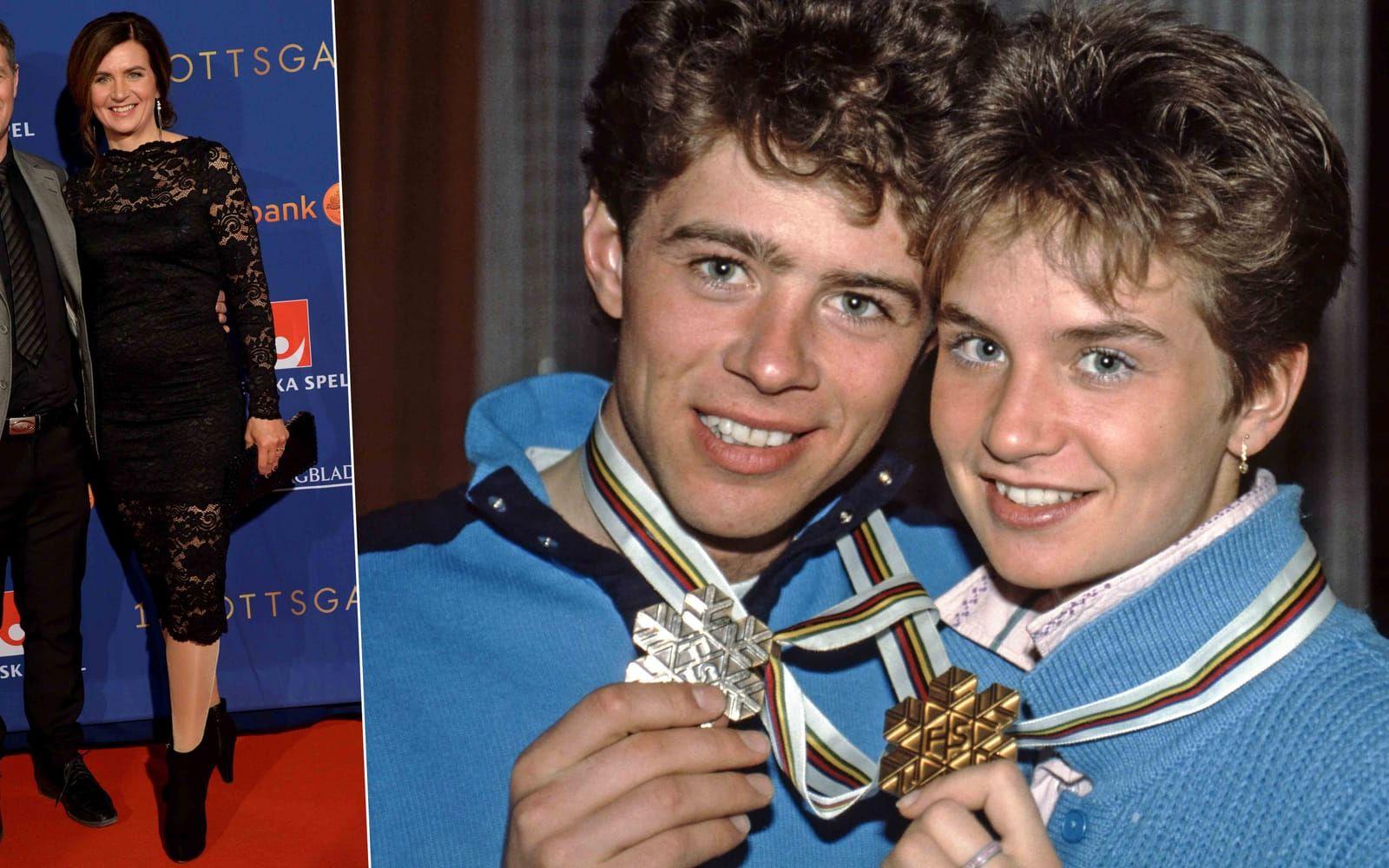 <strong>Erik Östlund och Marie-Helene "Billan" Östlund.</strong> Båda vet hur det känns att vinna VM-guld. Paret gifte sig 1993, då bytte Marie-Helen efternamn, från Westin till Östlund. Foto: TT