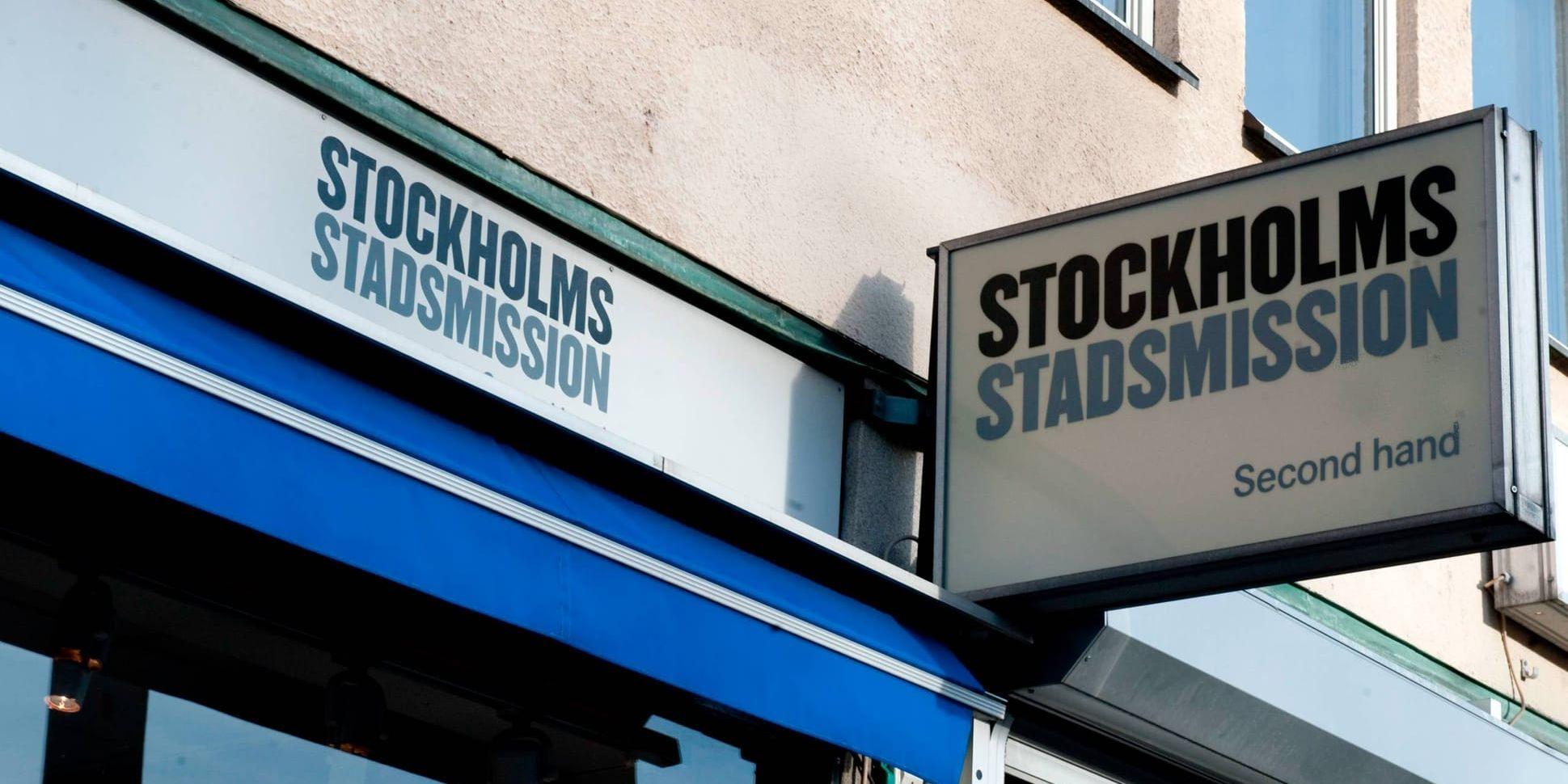 Stockholms stadsmission vill inte ta emot pengar från SD. Arkivbild.