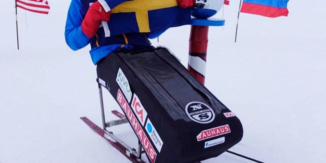 Svenske äventyraren Aron Anderson är den första rullstolsburne som tagit sig till Sydpolen.