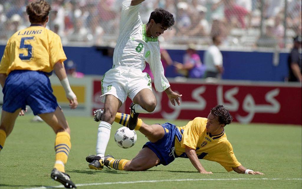 En av karriärens höjdpunkter var VM-bronset 1994. Bild:Bildbyrån.