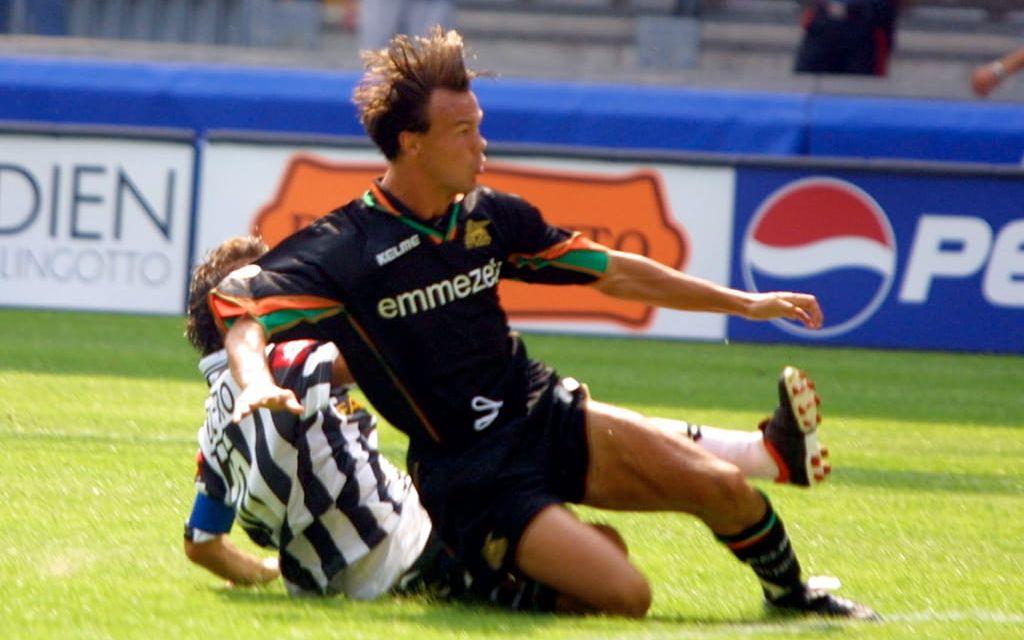 Efter IFK Göteborg gick han till Vicenza i Italien. Bild:Bildbyrån