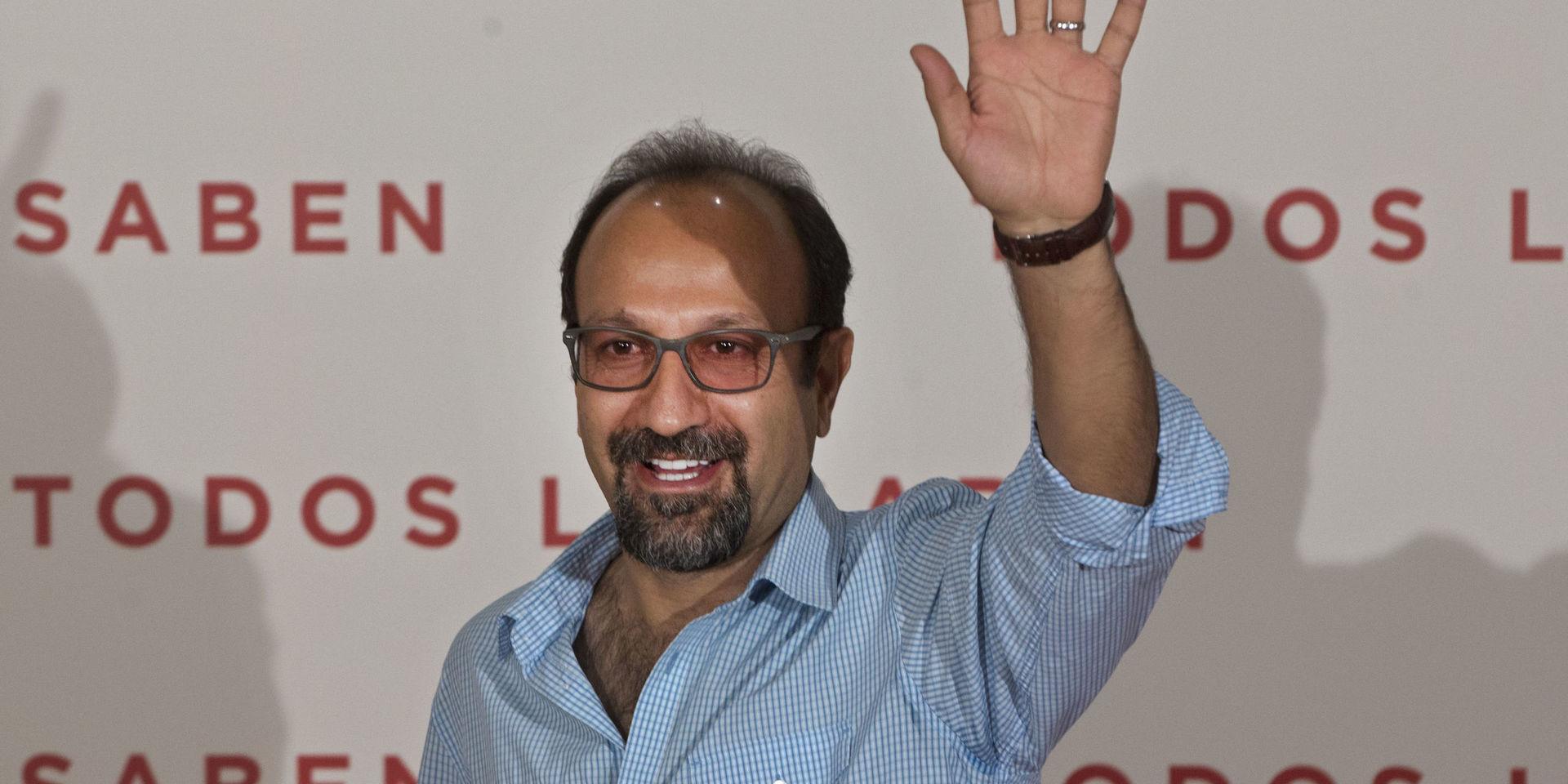Asghar Farhadi under pressvisningen för filmen Alla vet (Todos lo saben) i Madrid i september.