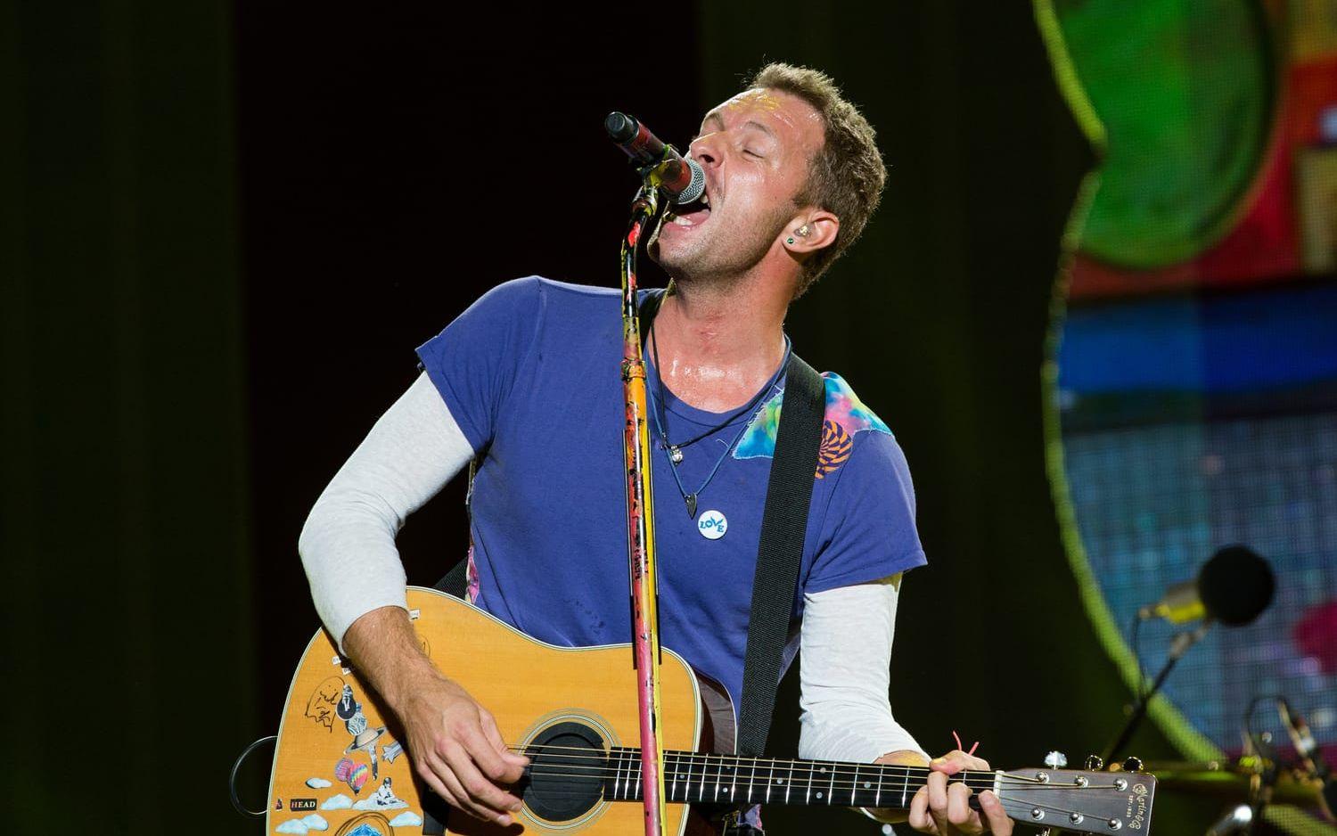 Chris Martin i Coldplay. BILD: TT