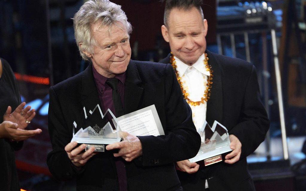 2014 gick priset till Chuck Berry och regissören Peter Sellars. På bilden tas priset emot av Dave Edmunds åt Chuck Berry som var på plats vid utdelningen av Polarpriset i Konserthuset tillsammans med regissören Peter Sellars.