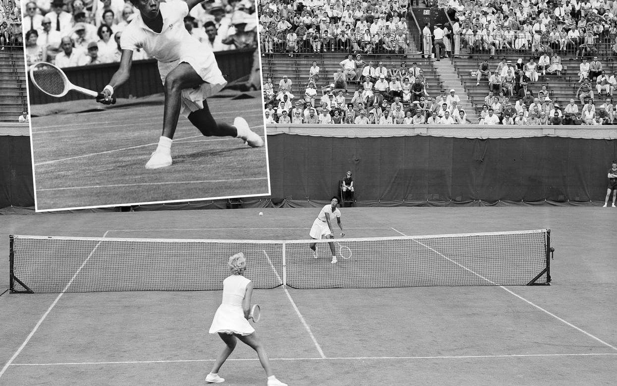 Hon var den första afroamerikanska kvinnan <strong>som vann grand slam-turneringarna Wimbledon och US Open.</strong> Foto: TT