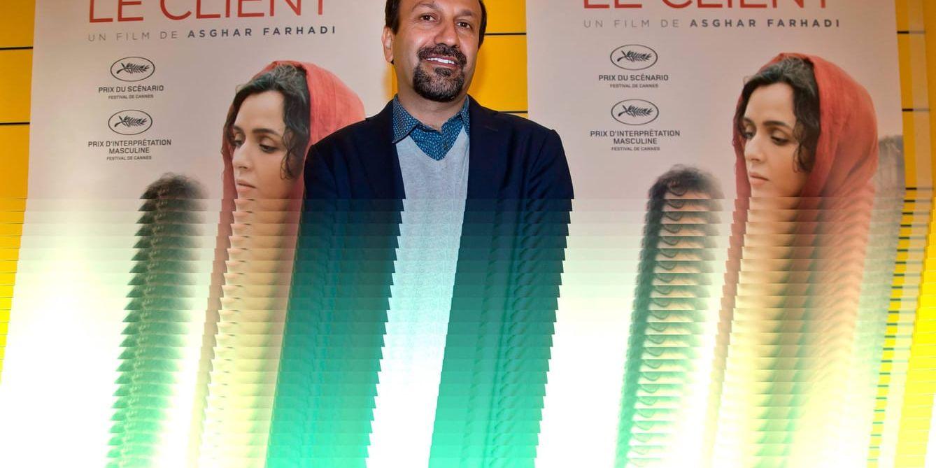 Asghar Farhadi har regisserat "Forushande" som är nominerad till en Oscar.