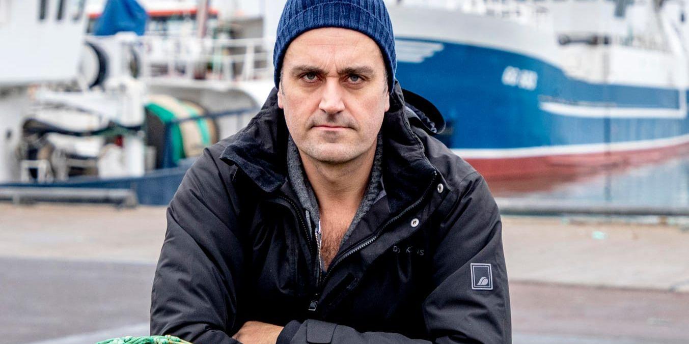 Yrkesfiskaren Daniel Jonsson kan portas från brittiska vatten i vår, om det blir ett brittiskt EU-utträde utan utträdesavtal.