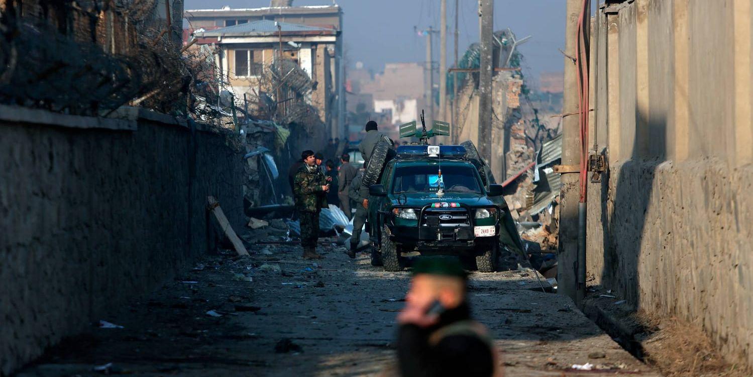 Ett tidigare talibandåd i Kabul, i mars. Arkivbild.