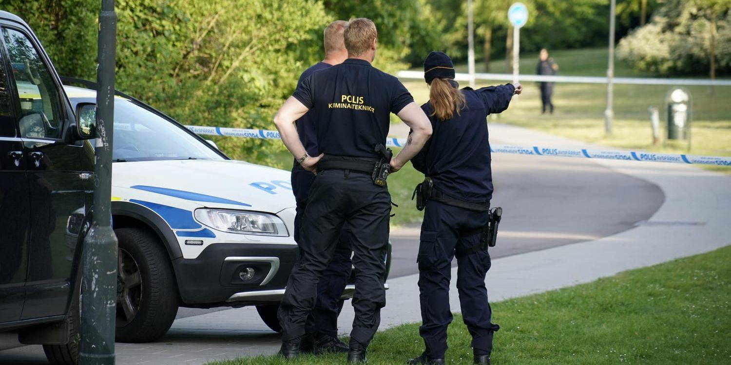 Ett av överfallen skedde vid en cykelbana vid Amiralsgatan i Malmö den 22 maj. Arkivbild.