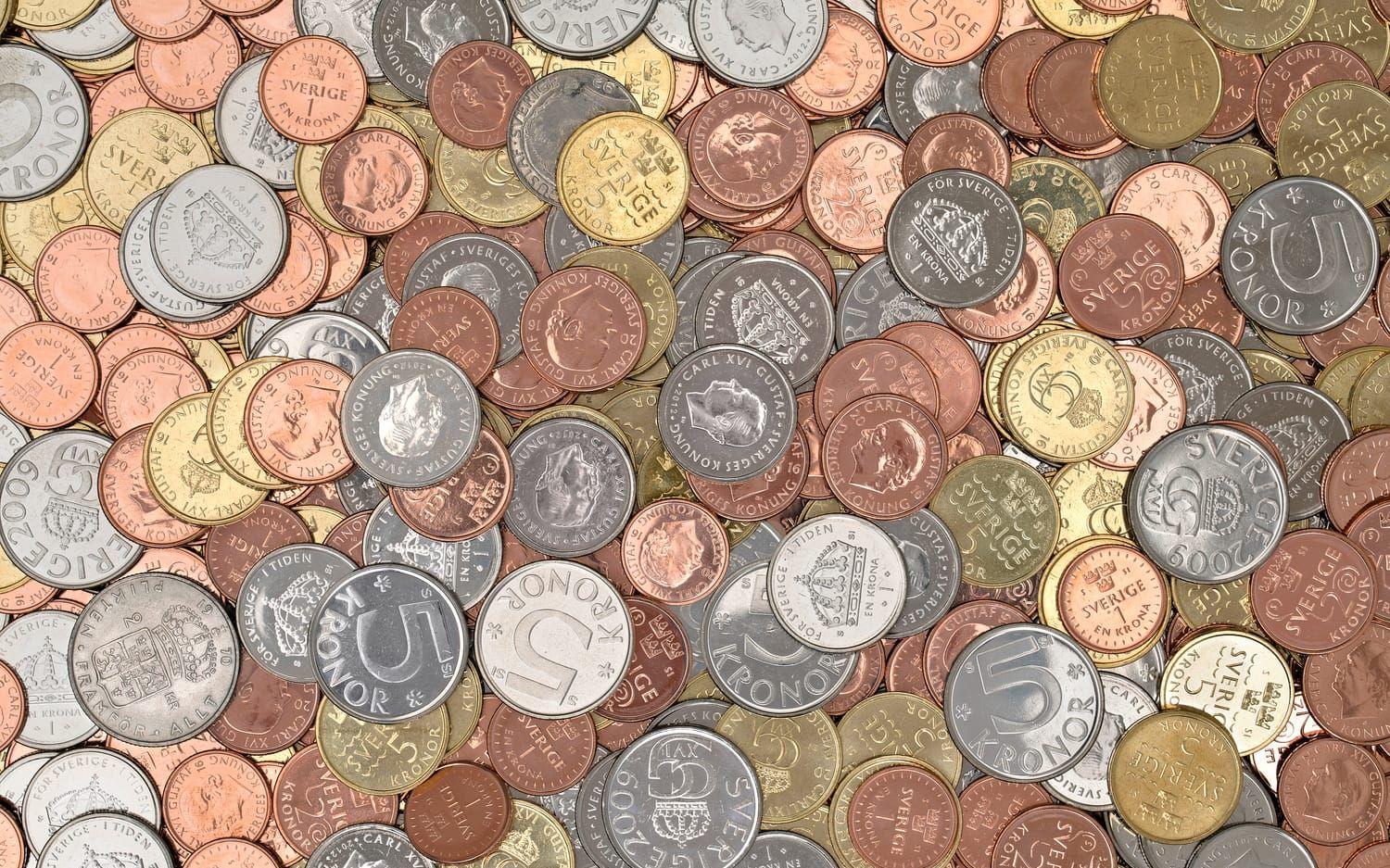 Nya och gamla mynt. Bild: Sveriges Riksbank