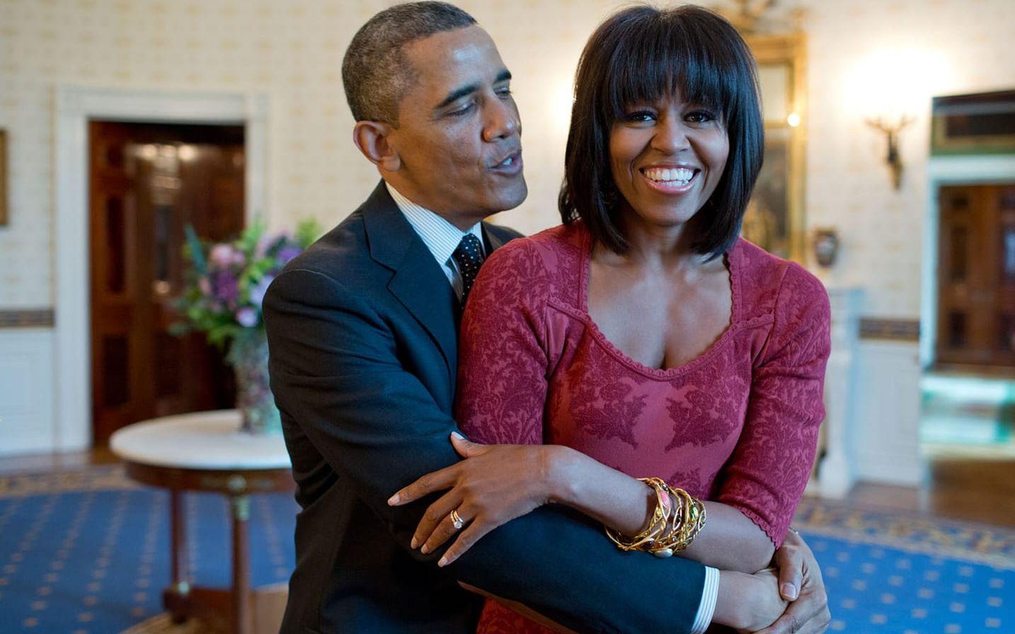 17 januari, 2013: Presidenten sjunger "Ja må hon leva" för Michelle Obama. Foto: Pete Souza / Vita Huset