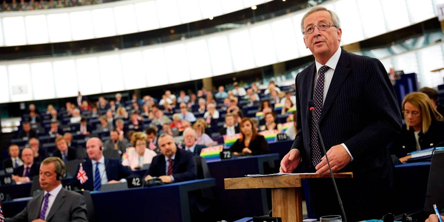 Ordförande för EU-kommissionen Jean-Claude Juncker. Inom kort kommer EU:s nya gemensamma försvarsfond lanseras. Arkivbild.