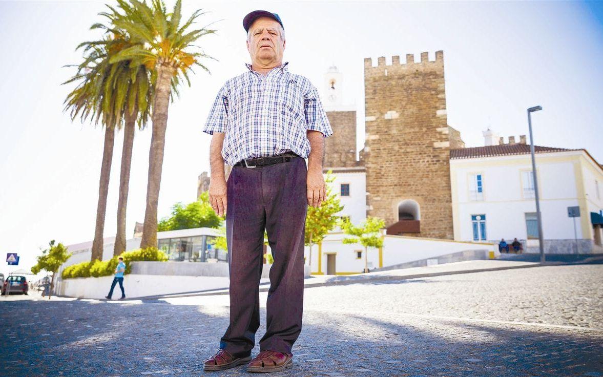 Rufino Borrega har hela sitt liv bott i Alandroal i sydöstra Portugal. Foto: Reinaldo Rodrigues / Global Imagens