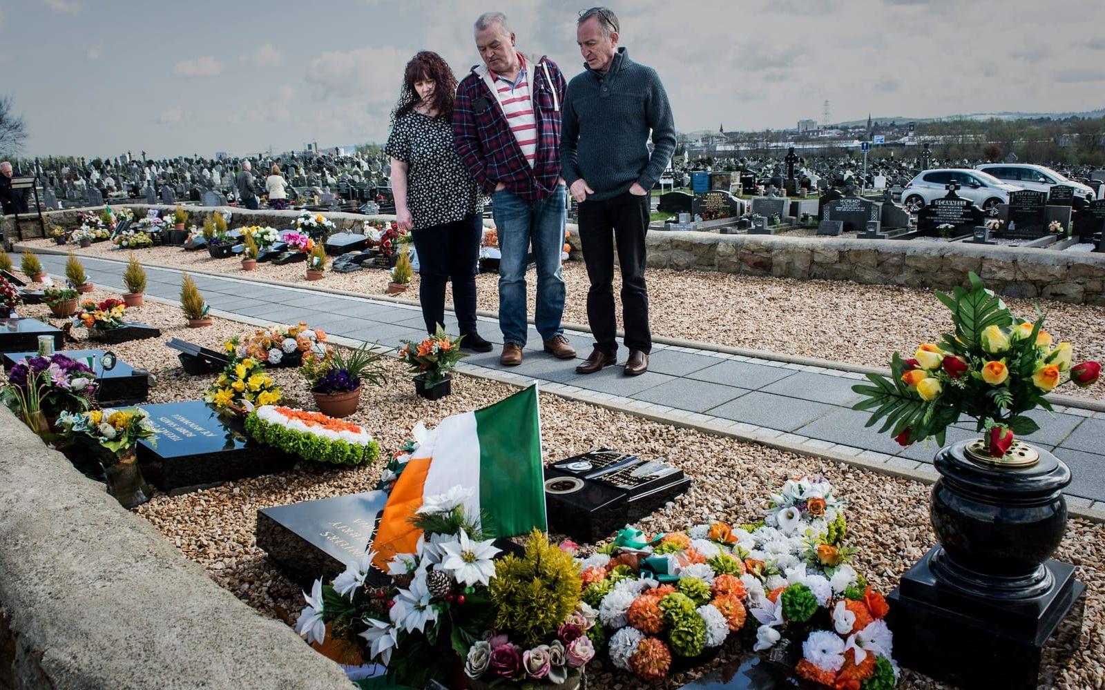 Begravningsplats för IRA:s stupade, bland andra Bobby Sands.