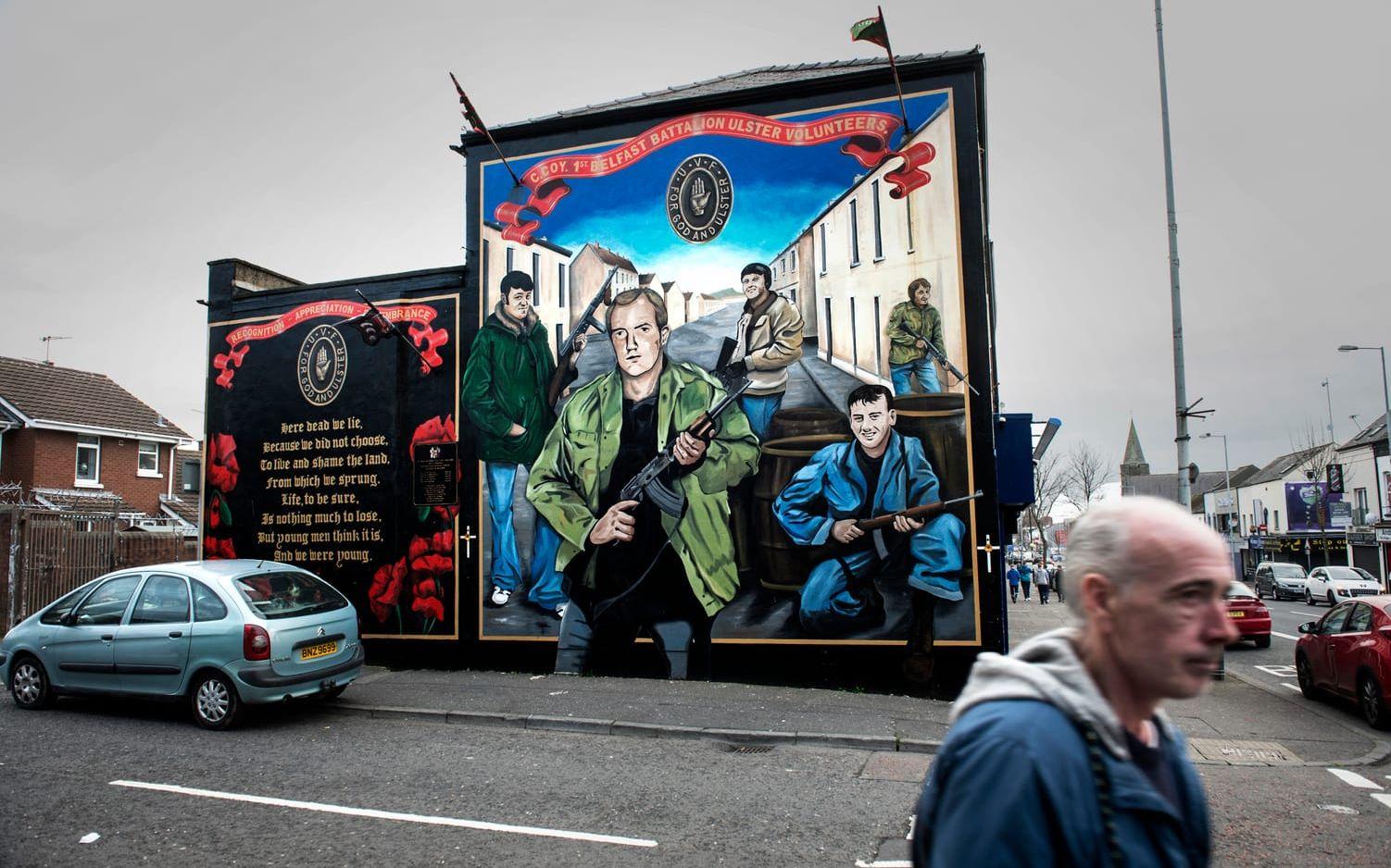 Målningarna har blivit flera i Belfast