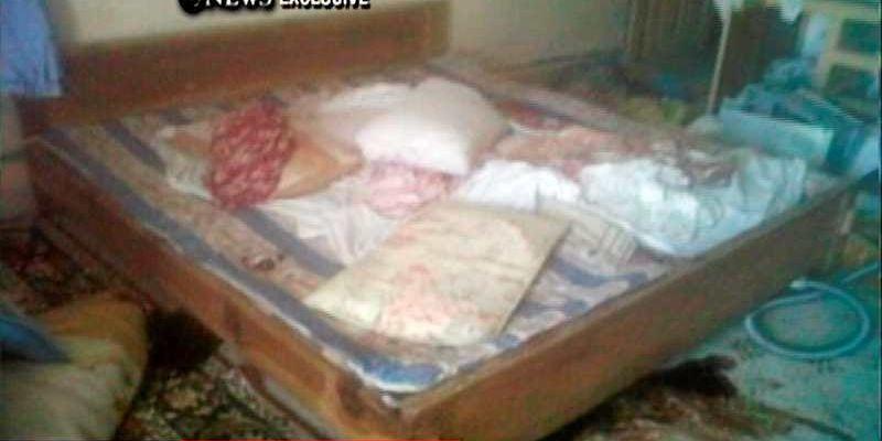ABC News visar bilder från det rum i Abottabad där Osama bin Ladin sägs ha mött sitt öde.