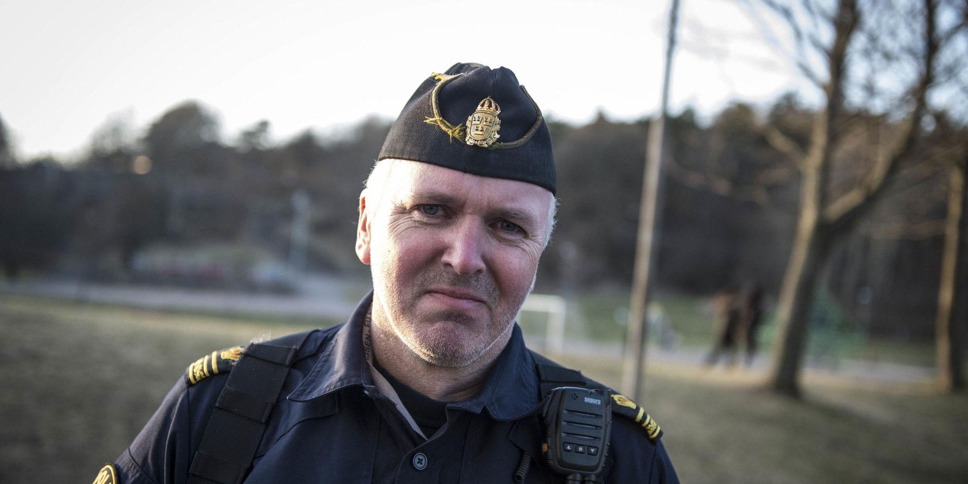 Mats Björk, yttre befäl vid Göteborgspolisen.