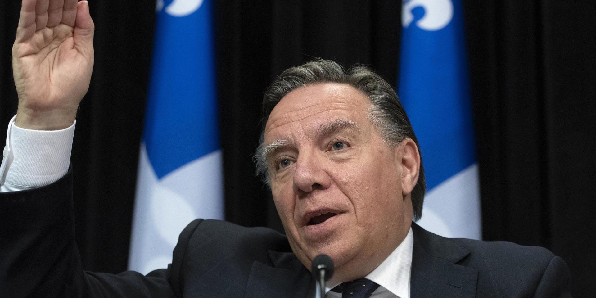 Québecs premiärminister François Legault. Arkivbild. 