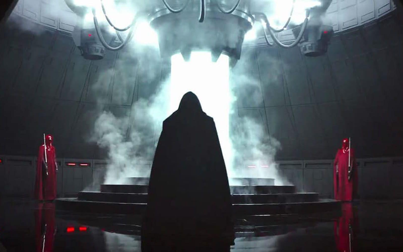 Vi får till och med se Darth Vader i en ”bactatank”…