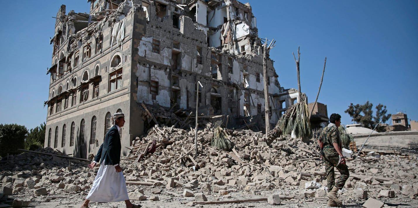 År av krig och konflikter har satt sina spår i Jemens huvudstad Sanaa.