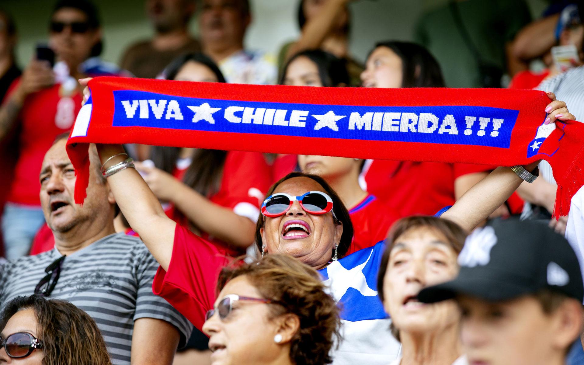 Chile i Gothia CupKvinnan med glasögon heter Nubia Hartman
