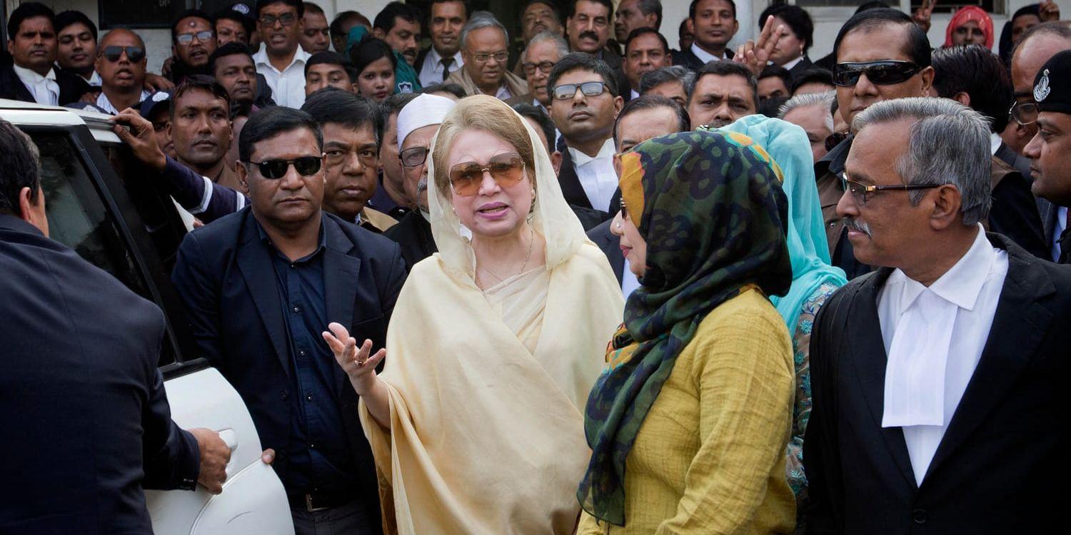 Khaleda Zia. Bilden är från december i fjol.