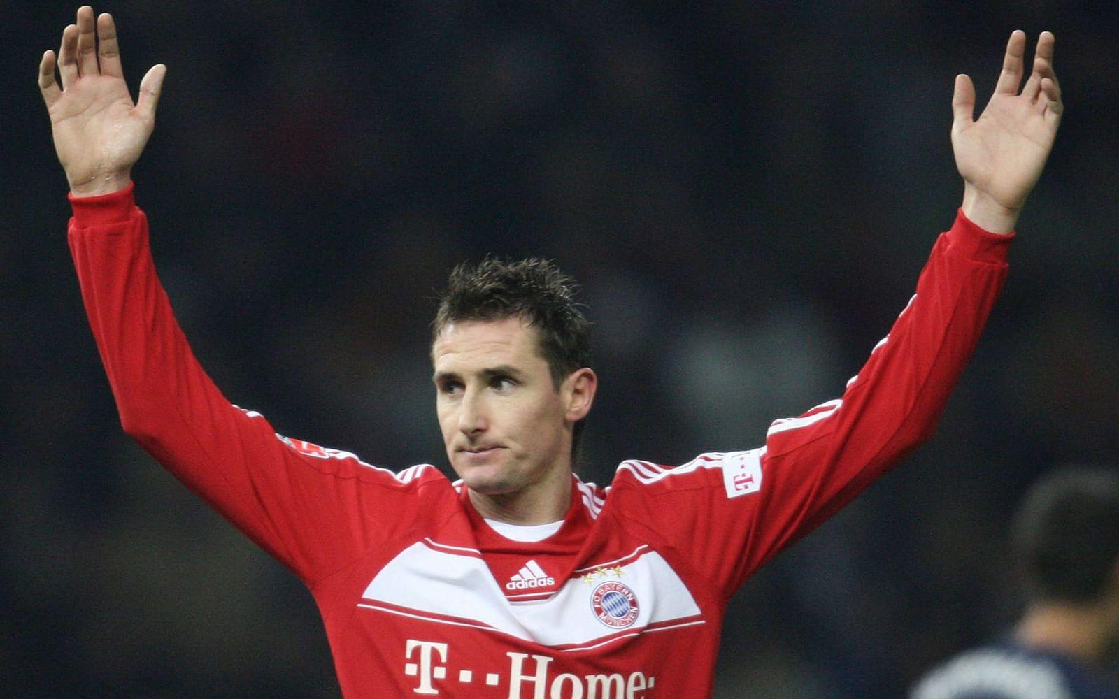 <strong>8. Miroslav Klose, från Bayern München till Lazio 2011.</strong> Den tyske landslagsanfallaren var 33 år när Bayern ansåg att han var för gammal, och inte erbjöd honom ett nytt kontrakt. Foto: Bildbyrån