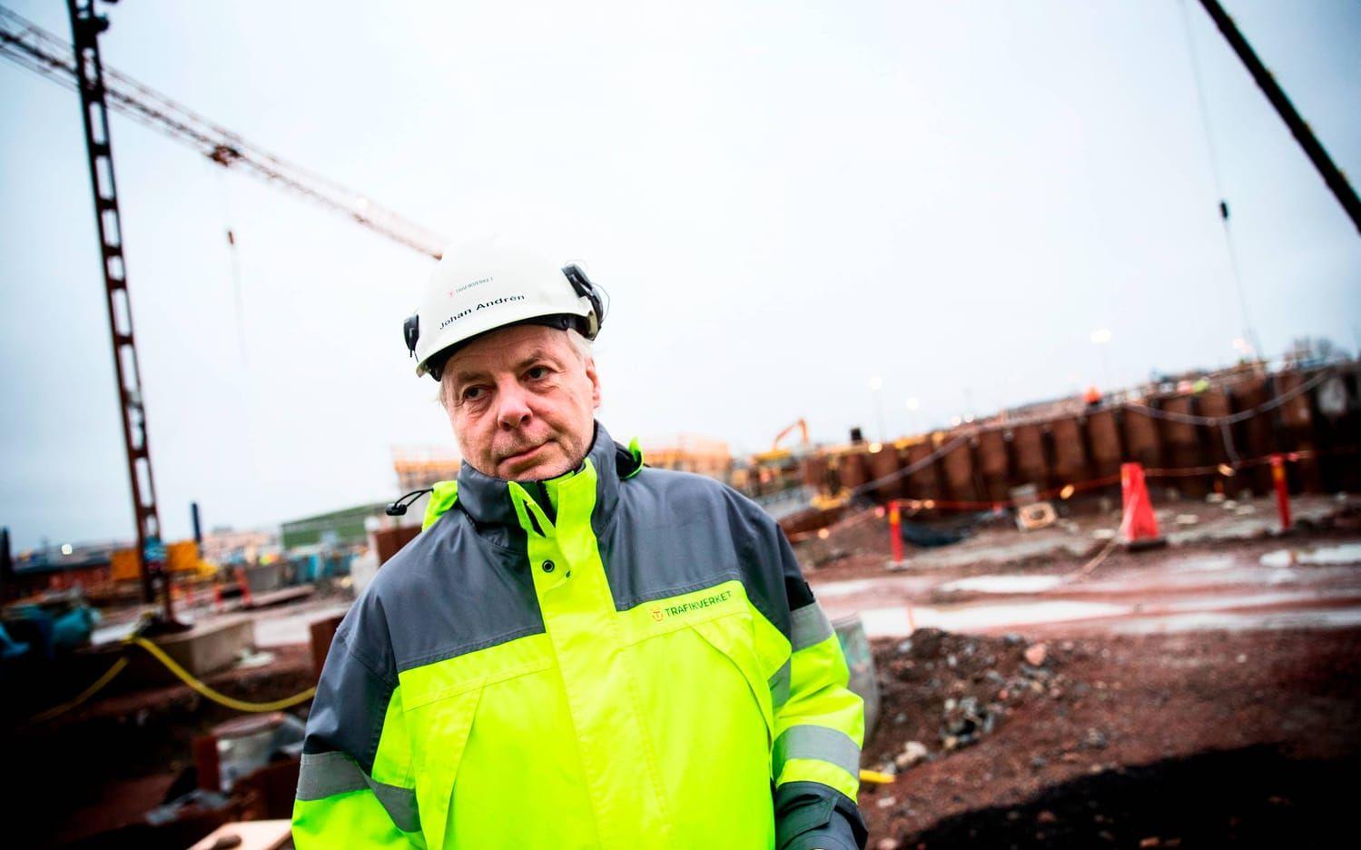 Johan André, projektledare på Trafikverket. Bild: Anders Ylander.