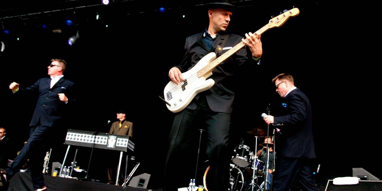 Det brittiska skabandet Madness vid en spelning på Hultsfredsfestivalen 2009. Arkivbild.