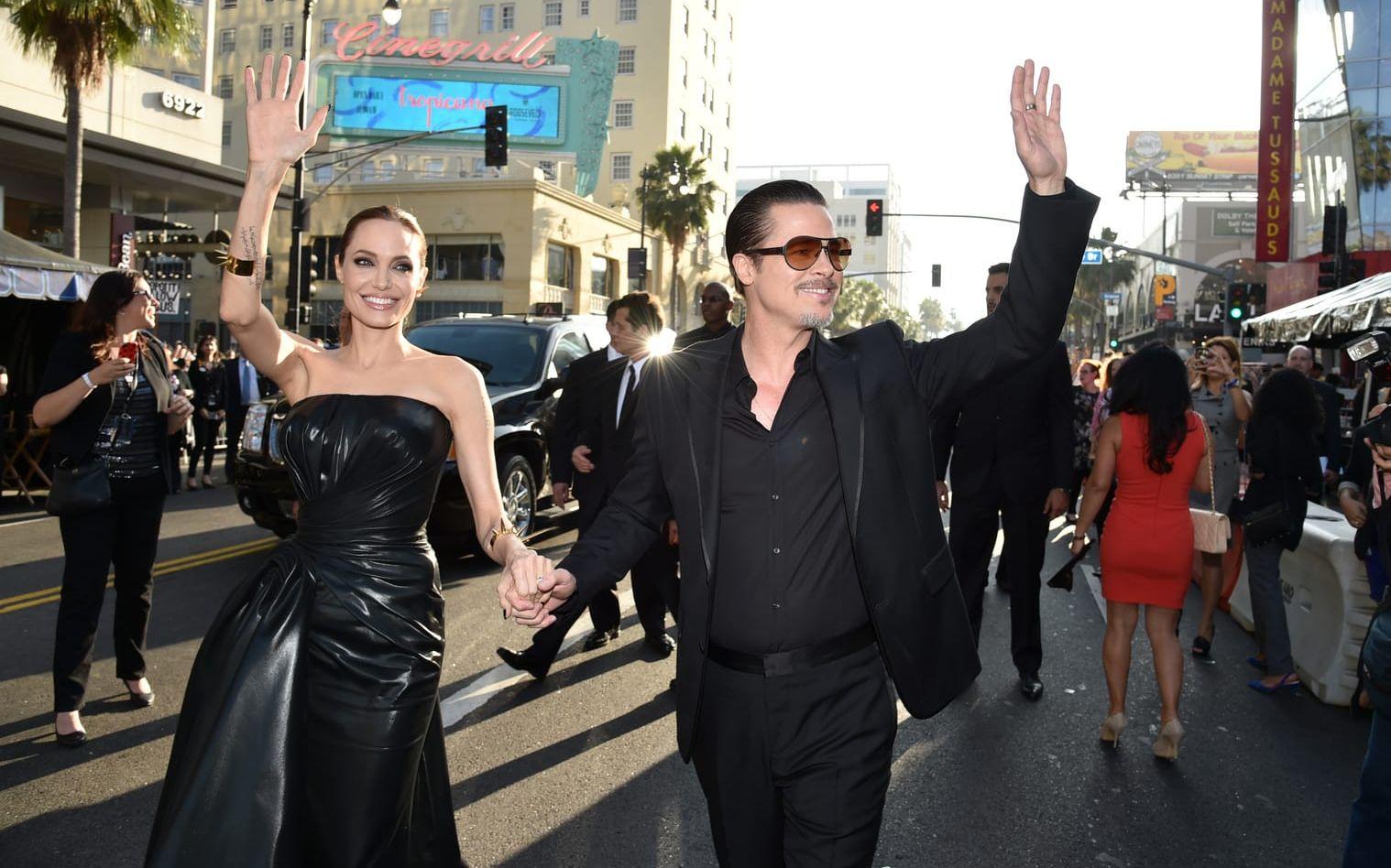 Angelina Jolie och Brad Pitt. BILD: TT