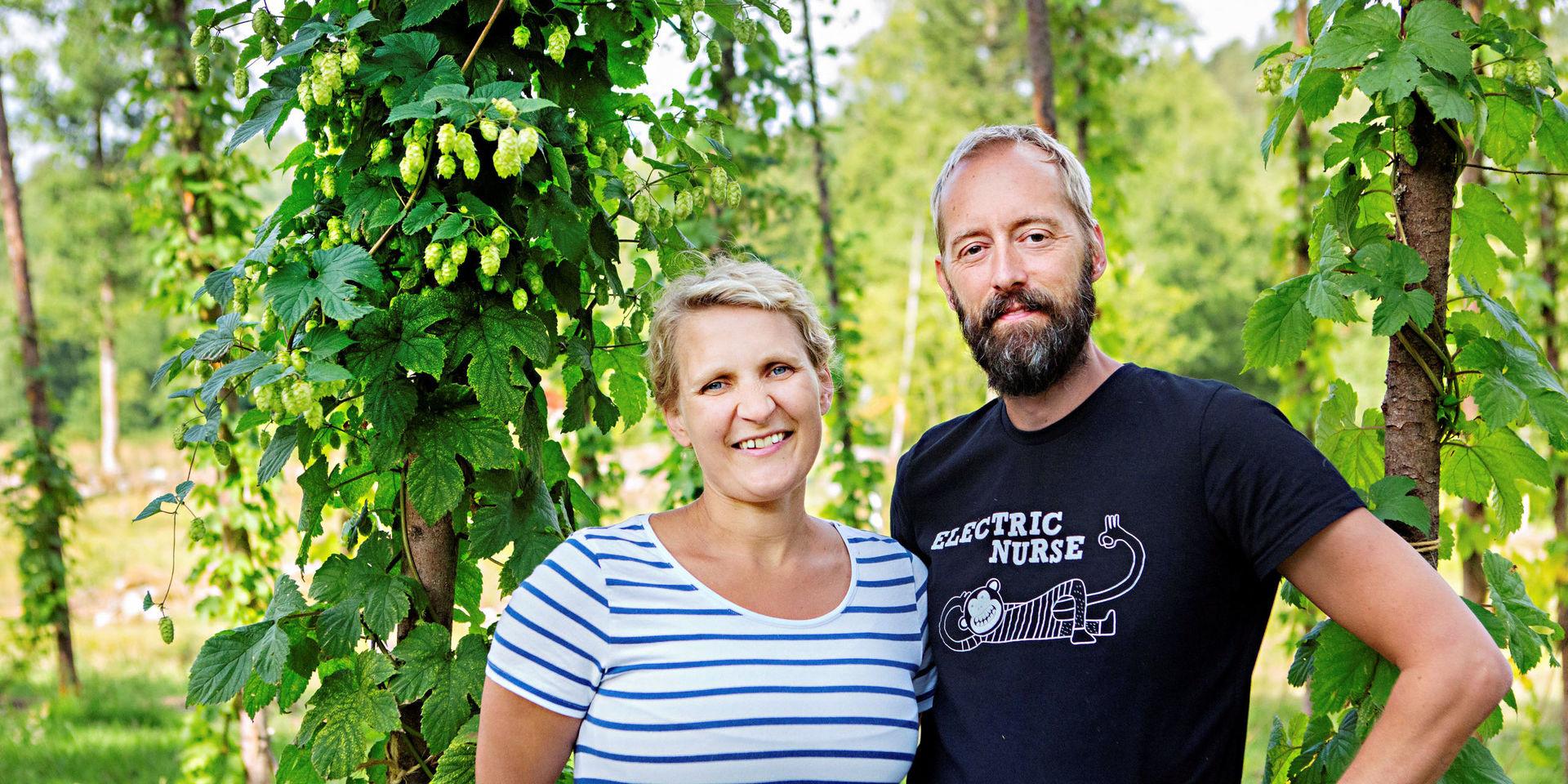 Ida Engström och Peter Robertsson driver bryggeriet Electric Nurse