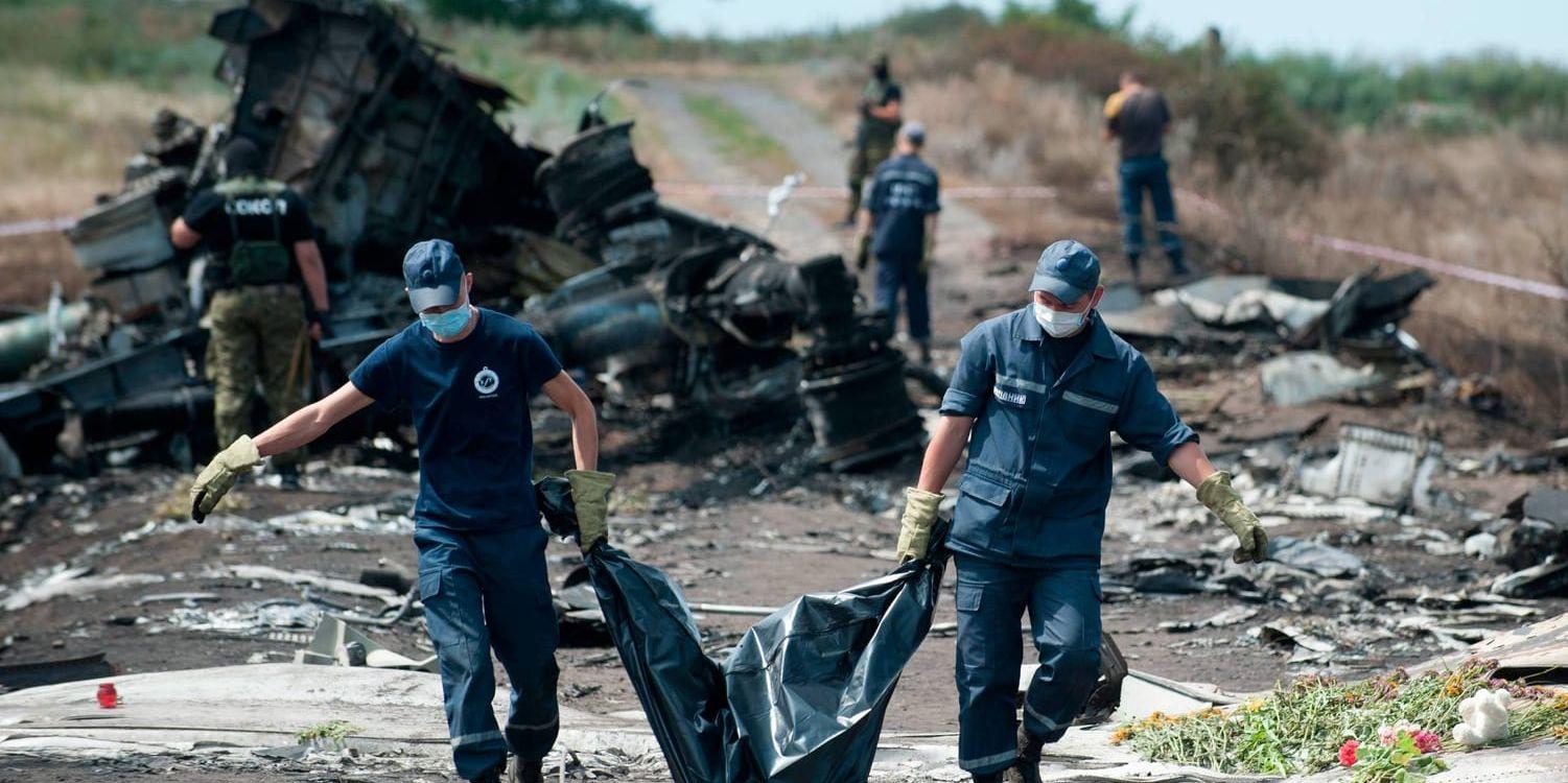 Personer som grips misstänkta för inblandning i nedskjutningen av Malaysia Airlines flight MH17 kommer att åtalas i Nederländerna. Arkivbild.