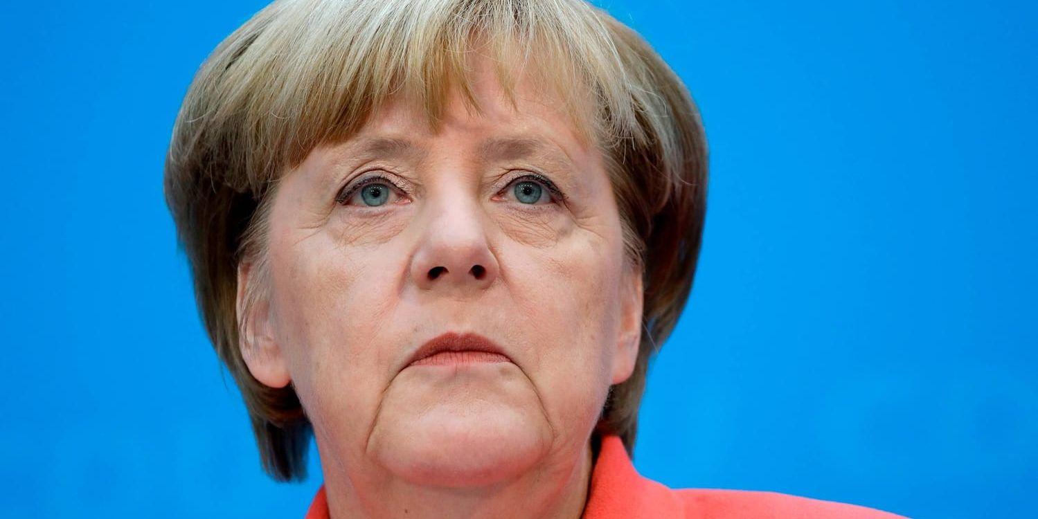 Tysklands förbundskansler Angela Merkel vill att EU sluter fler flyktingavtal. Arkivbild.
