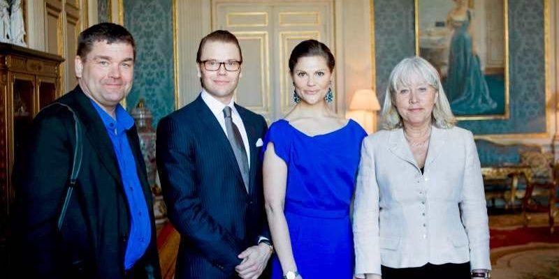 GP:s fotograf Magnus Sundberg och förstereporter Britt-Marie Mattsson träffade kronprinsessparet på måndagen.
