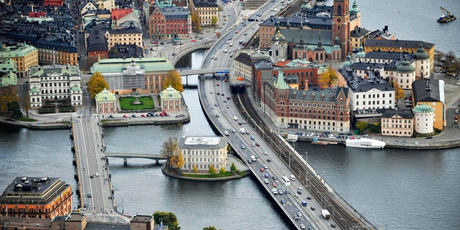 Järnvägsspåret tvärs igenom hjärtat av centrala Stockholm ska bytas ut helt och hållet. Arkivbild.