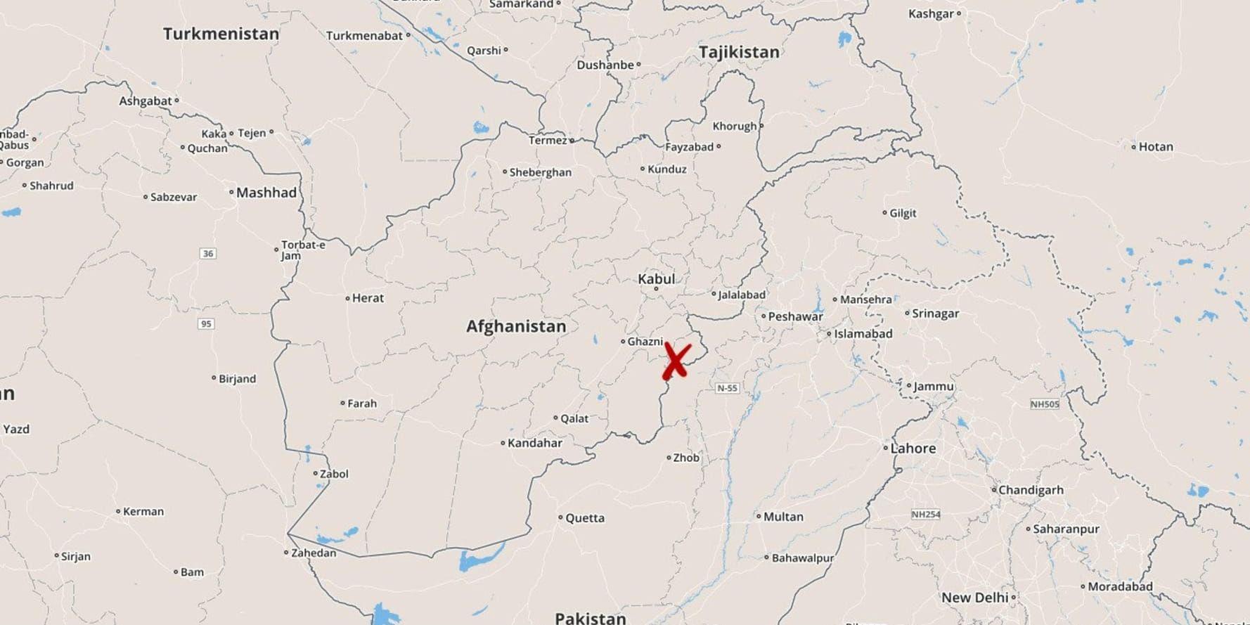 Explosionen inträffade i en moské i provinsen Khost, i östra Afghanistan.
