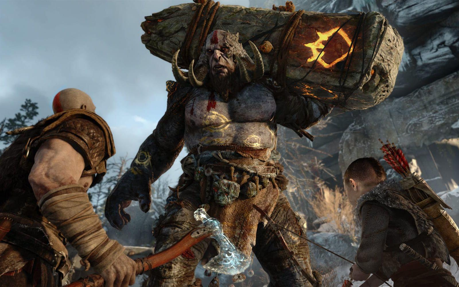 Nästa år får en av Sonys mest populära serier en uppföljare. "God of War" handlar om arga guden Kratos och släpps till PS4. Bild: Sony