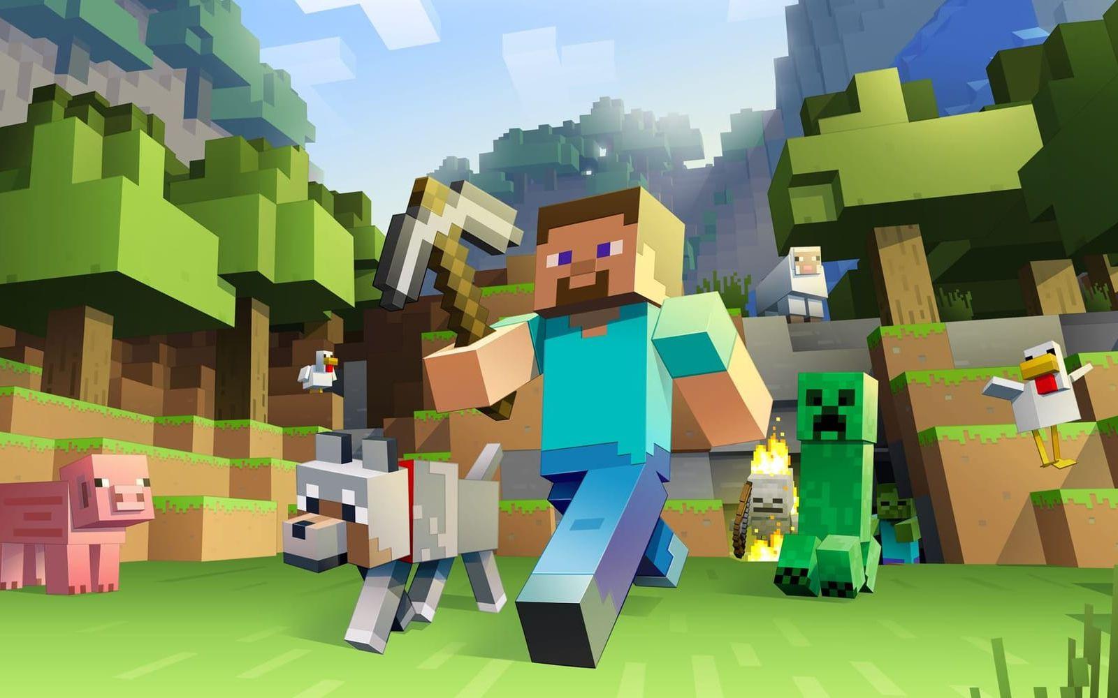 Fenomenet "Minecraft" fortsätter att växa, flera år efter det tog världen med storm. I höst expanderar svenska Mojang spelet ytterligare - och låter PC-, mobil-, Xbox One- och Switch-ägare spela med varandra. Bild: Microsoft