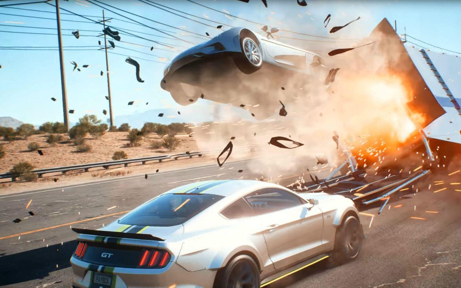 "Need for Speed Payback" kommer från Göteborgsbaserade studion Ghost Games och blir ännu mer actionpackat än tidigare. Släpps i november. Bild: EA