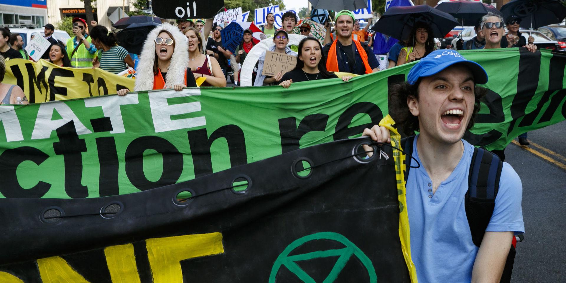 Extinction rebellion är klimataktivister som ägnar sig åt civil olydnad. America Vera-Zavala saknar deras närvaro under DN:s klimatkväll.