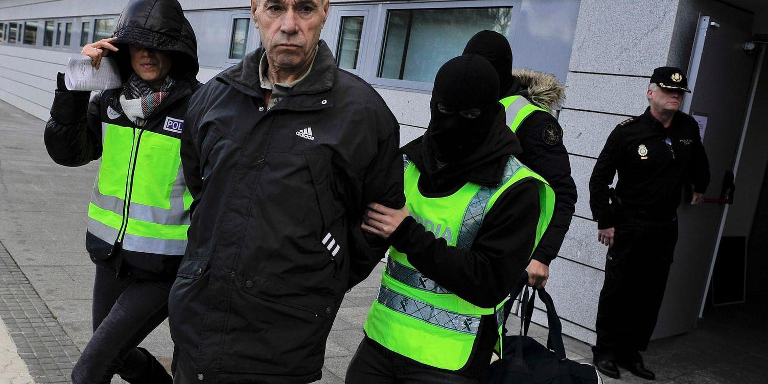 En av de ledande medlemmarna i den baskiska separatiströrelsen ETA har släppts efter att ha tillbringat 30 år i spanskt fängelse. Arkivbild
