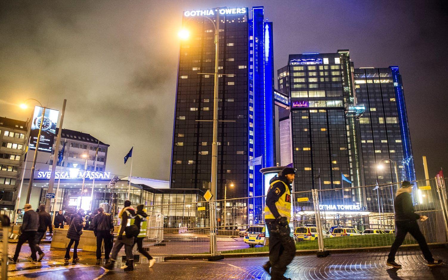Poliserna säkrade våra gator under EU-toppmötet. Bilder: Anna Svanberg / Polisförbundet i Väst