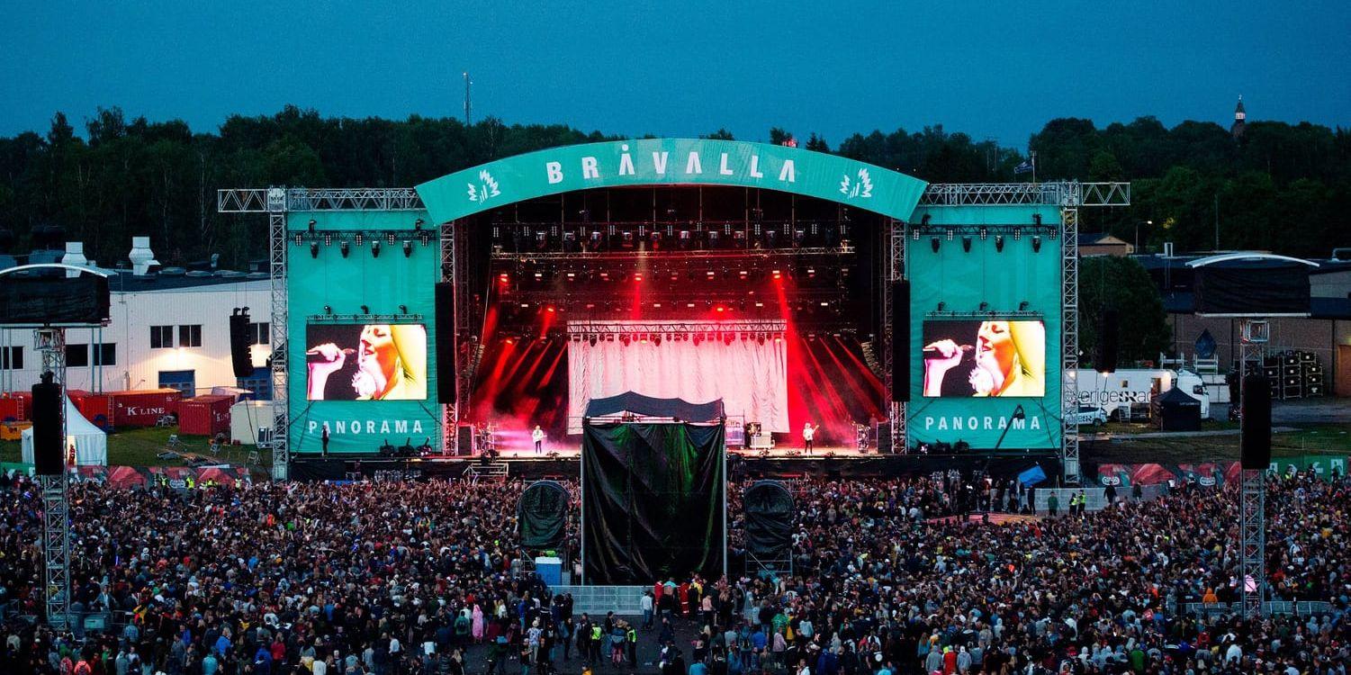 Bråvallafestivalen, som är en av Sveriges största festivaler, firar fem år i år. Arkivbild.