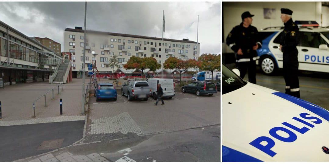 En restaurang på Axel Dahlströms Torg i Göteborg rånades under hot med ett pistolliknande föremål. Bild: Google Maps / TT