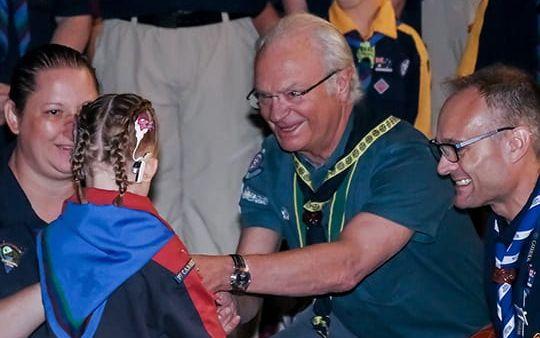 I mitten av mars deltog kungen i ett scoutmöte i Melbourne, Australien, tillsammans med Baden-Powell Fellowship. Mötet arrangerades av World Scout Foundation där Kungen är hedersordförande. Foto: Kungahuset.se