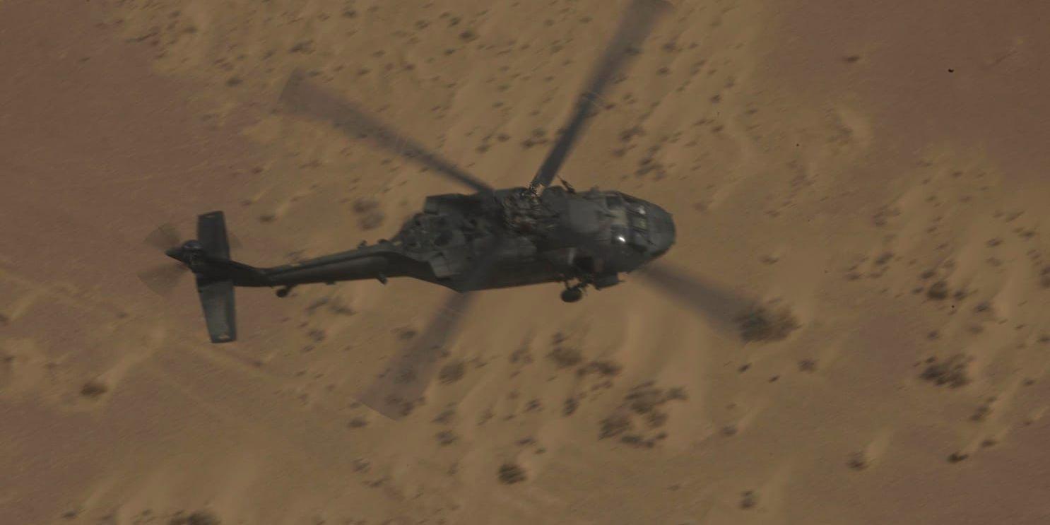 En Black Hawk-helikopter har kraschat i Colombia. Arkivbild.